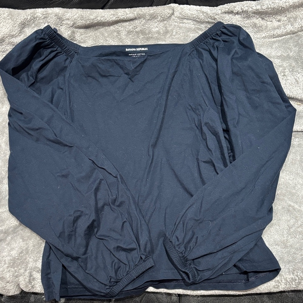 Banana Republic Women's Dark Blue Blouse